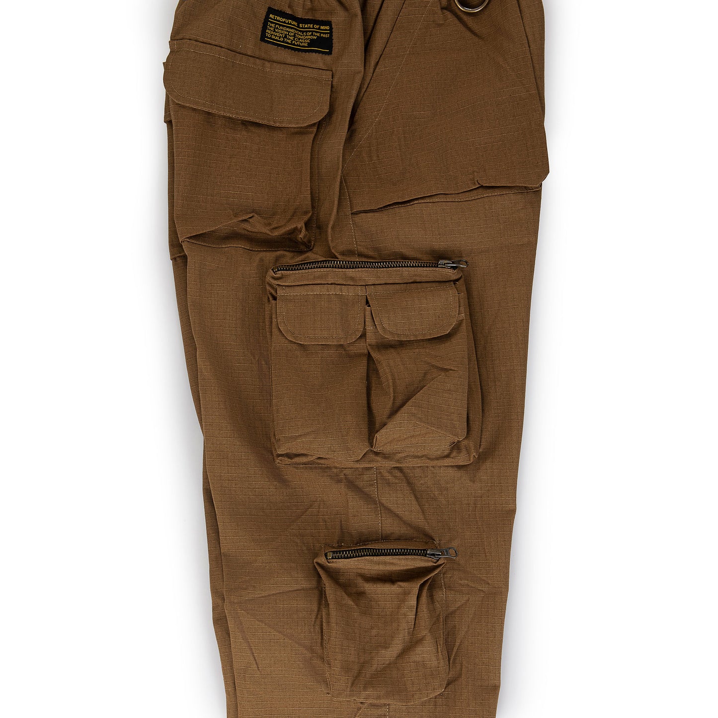 "RETROFUTURE CARGO" Jogger Coffee