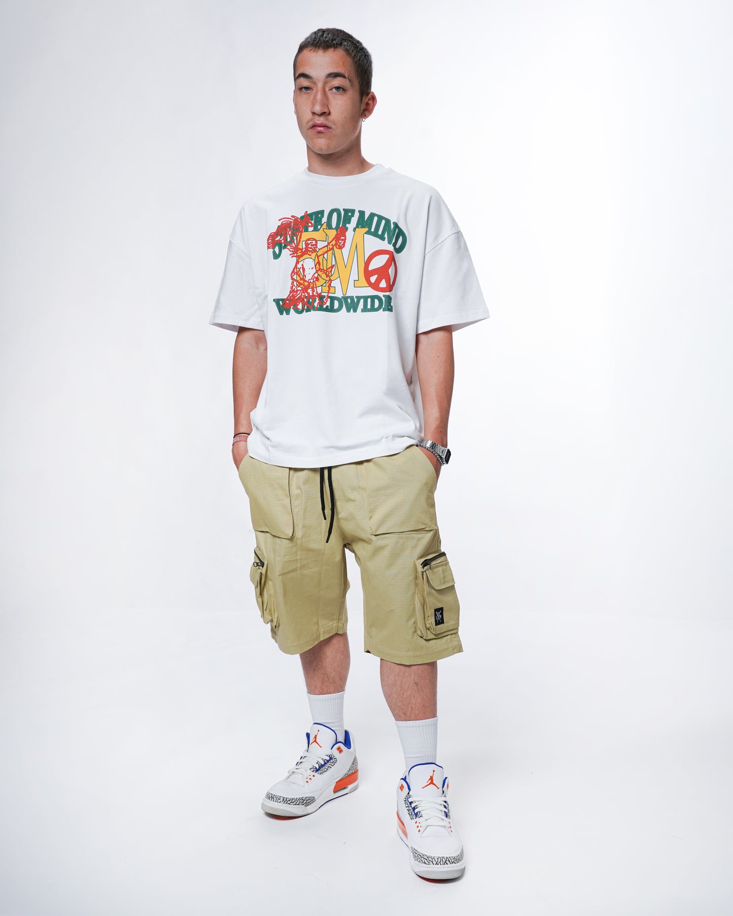 "WORLDWIDE PEACE" T-shirt White