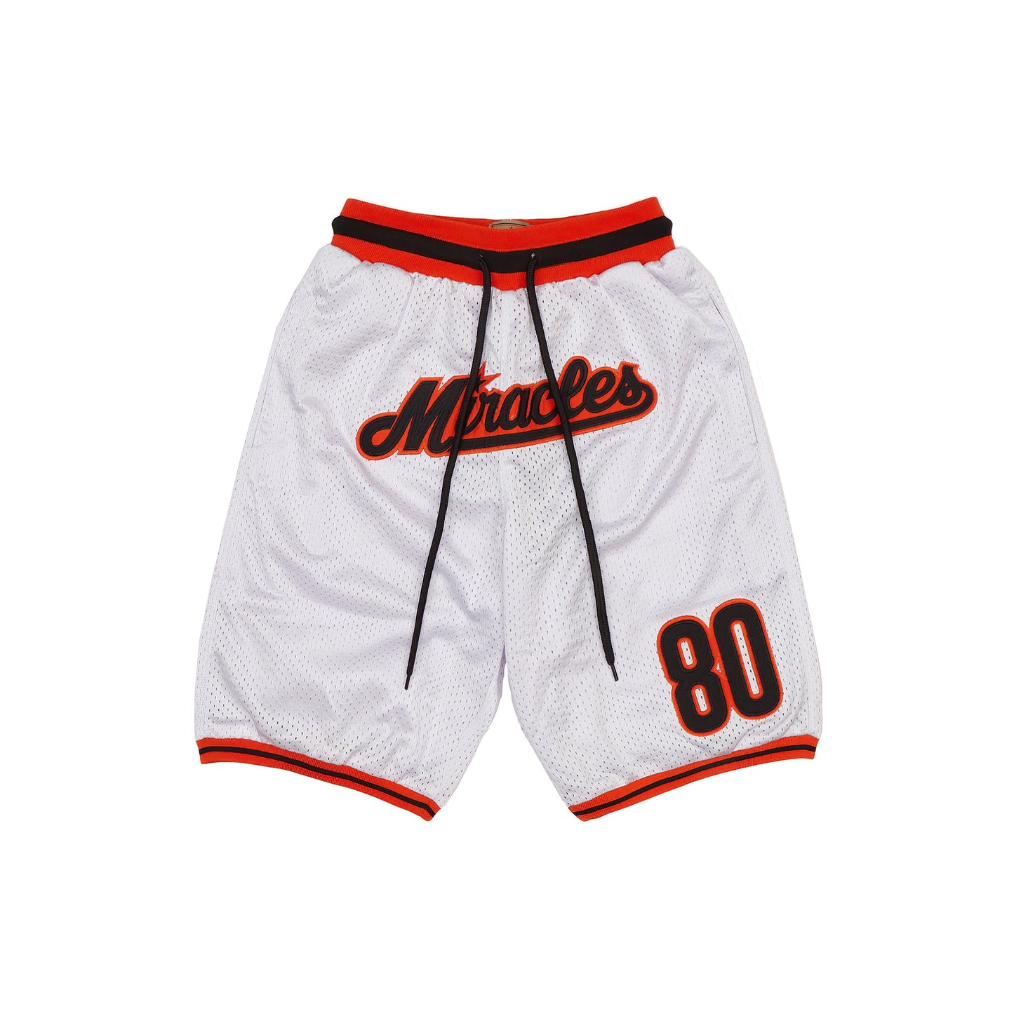 " EMME-I MIRACLES " Basket Shorts Bianco