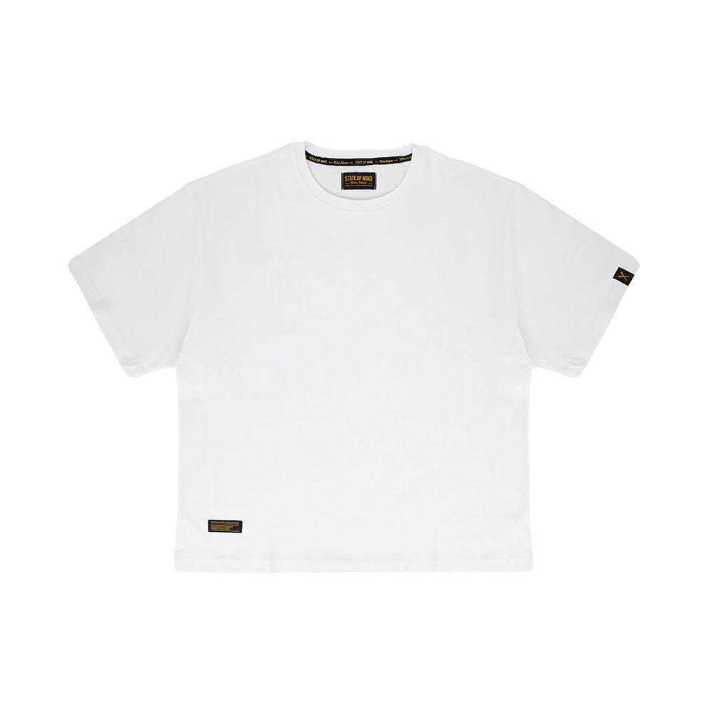 "RETROFUTURE BASIC" T-Shirt Boxy White