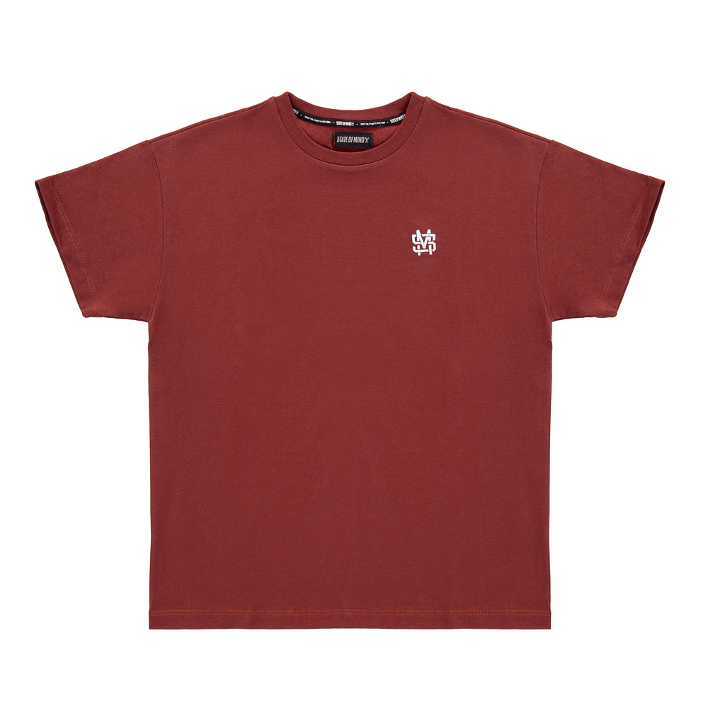 " MONOGRAM " T-Shirt Brick