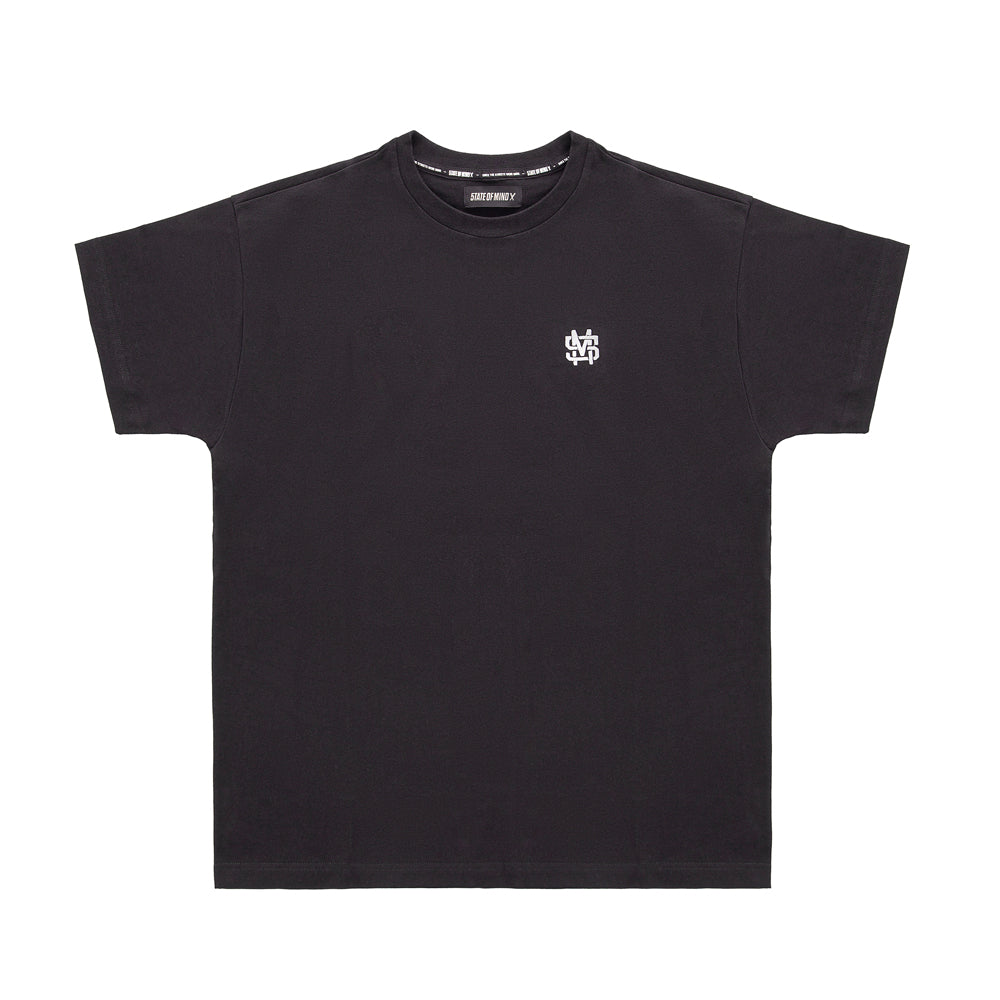 " MONOGRAM " T-Shirt Black