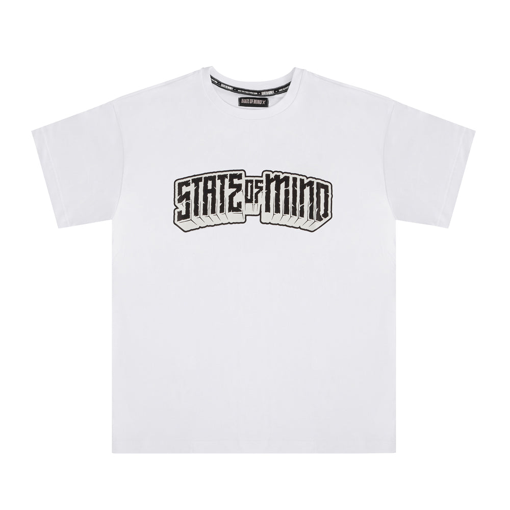 " 5OM ROCK " T-Shirt White