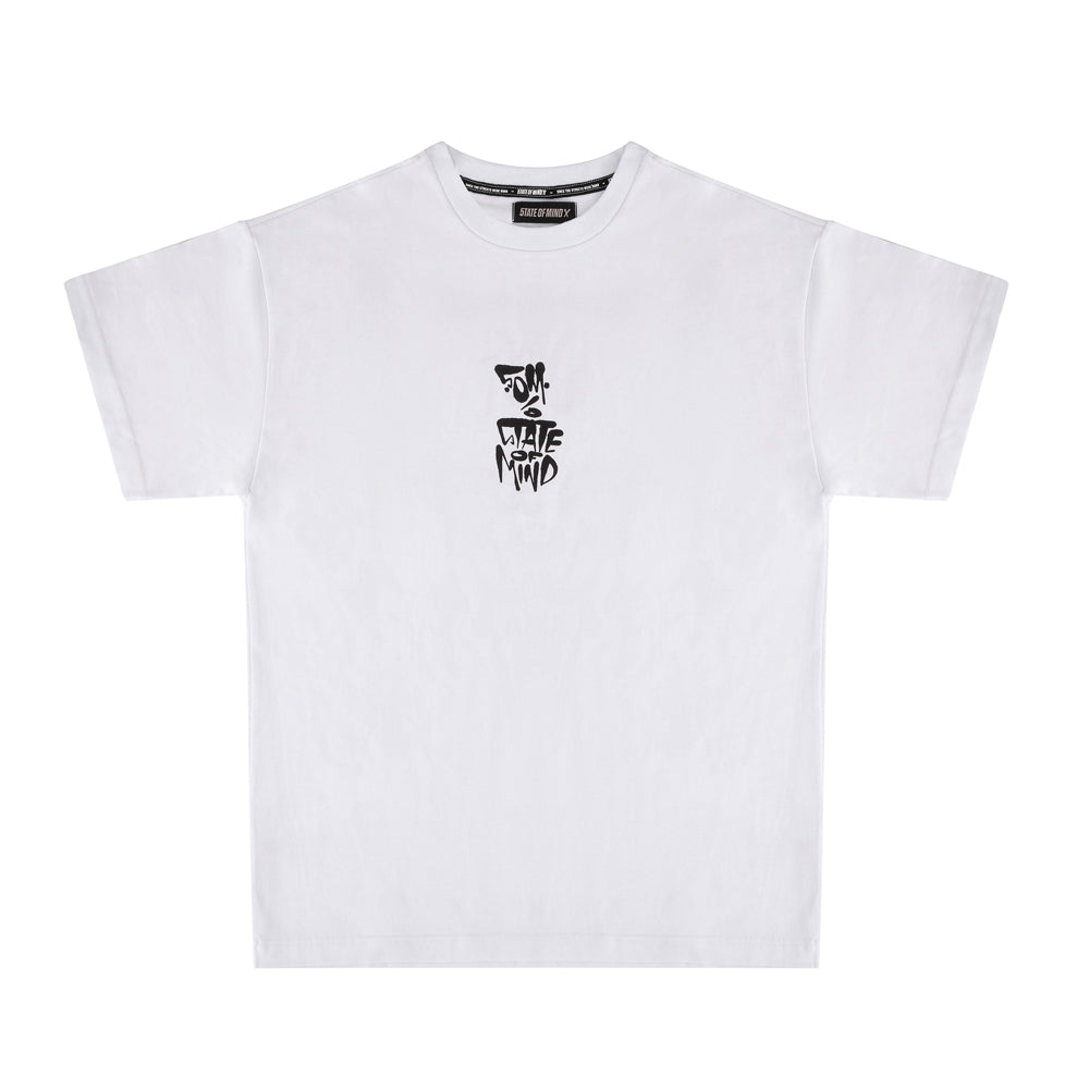 " 5OM FAT TAG " T-Shirt White