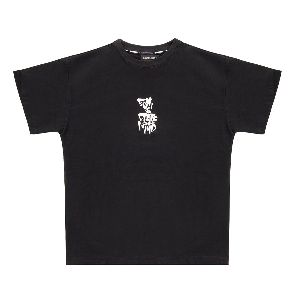 " 5OM FAT TAG " T-Shirt Black