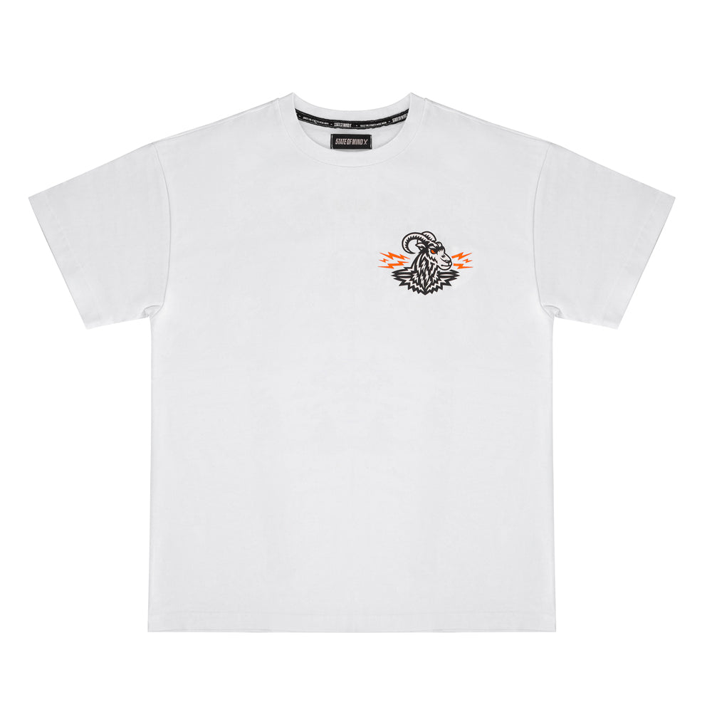 " GOAT " T-Shirt White