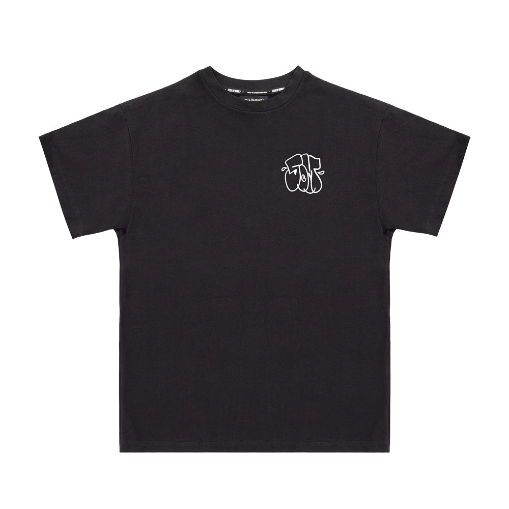 " 5OM FLOP STUDIO " T-Shirt Black