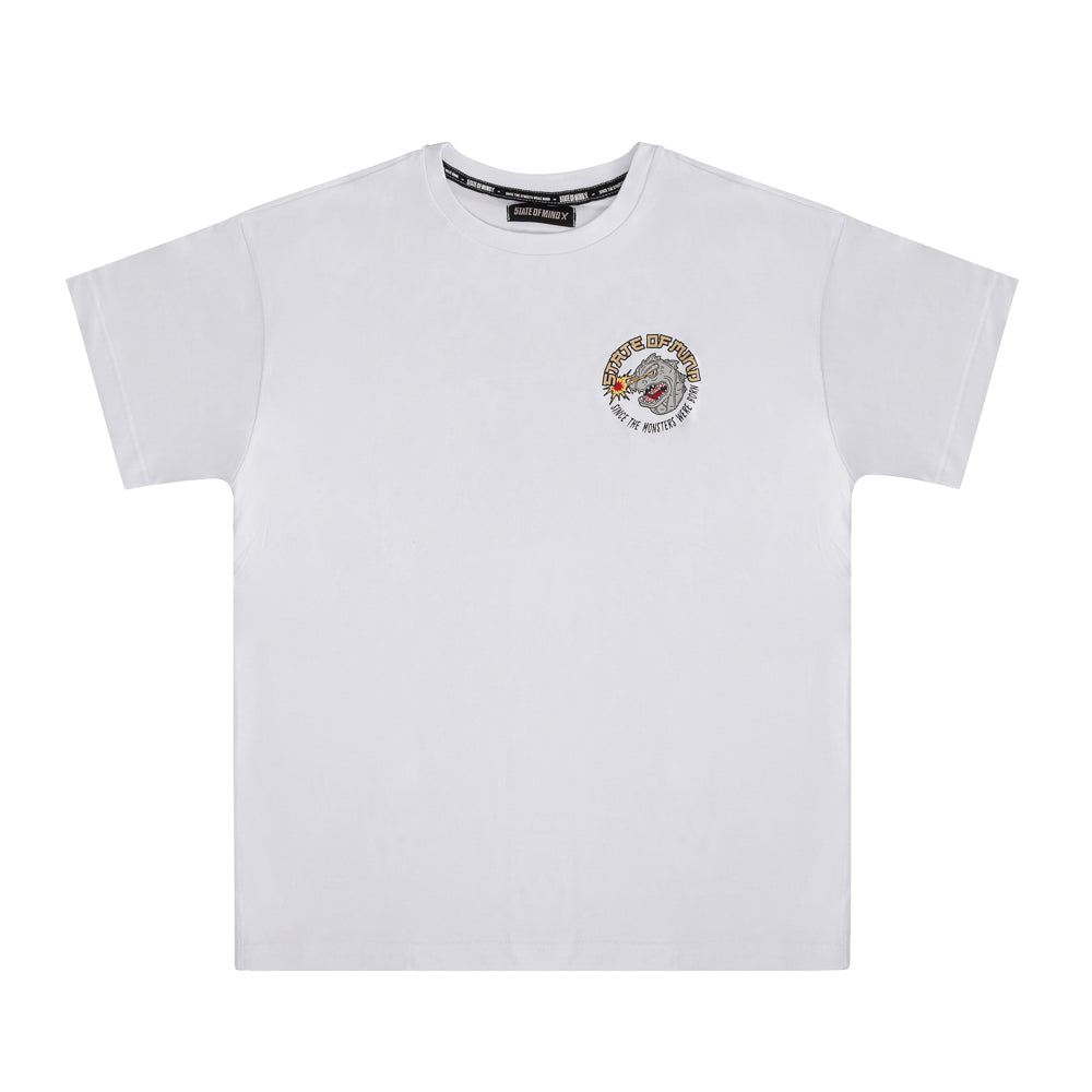 " 5OMZILLA " T-Shirt White