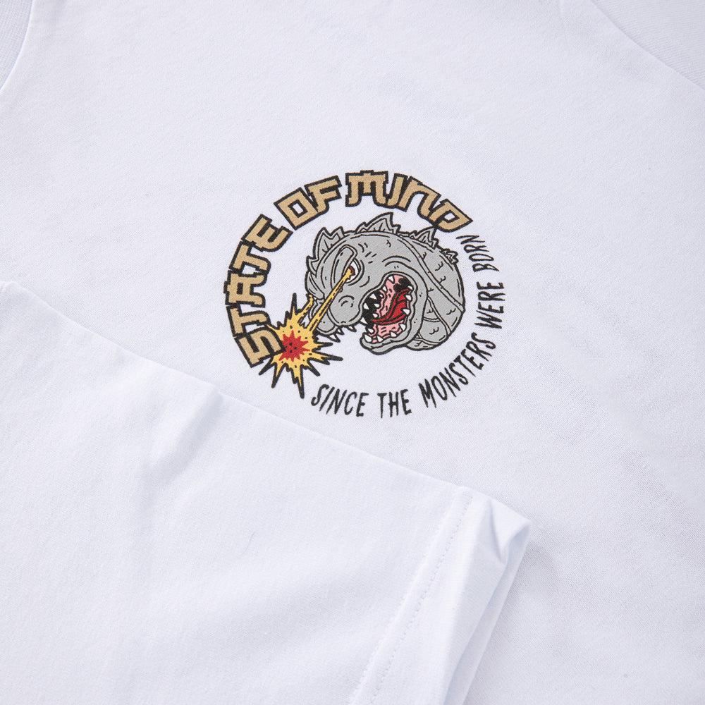 " 5OMZILLA " T-Shirt White