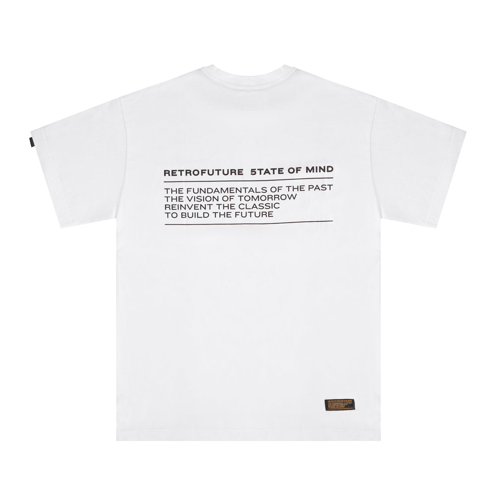" RETROFUTURE BASIC " T-Shirt White
