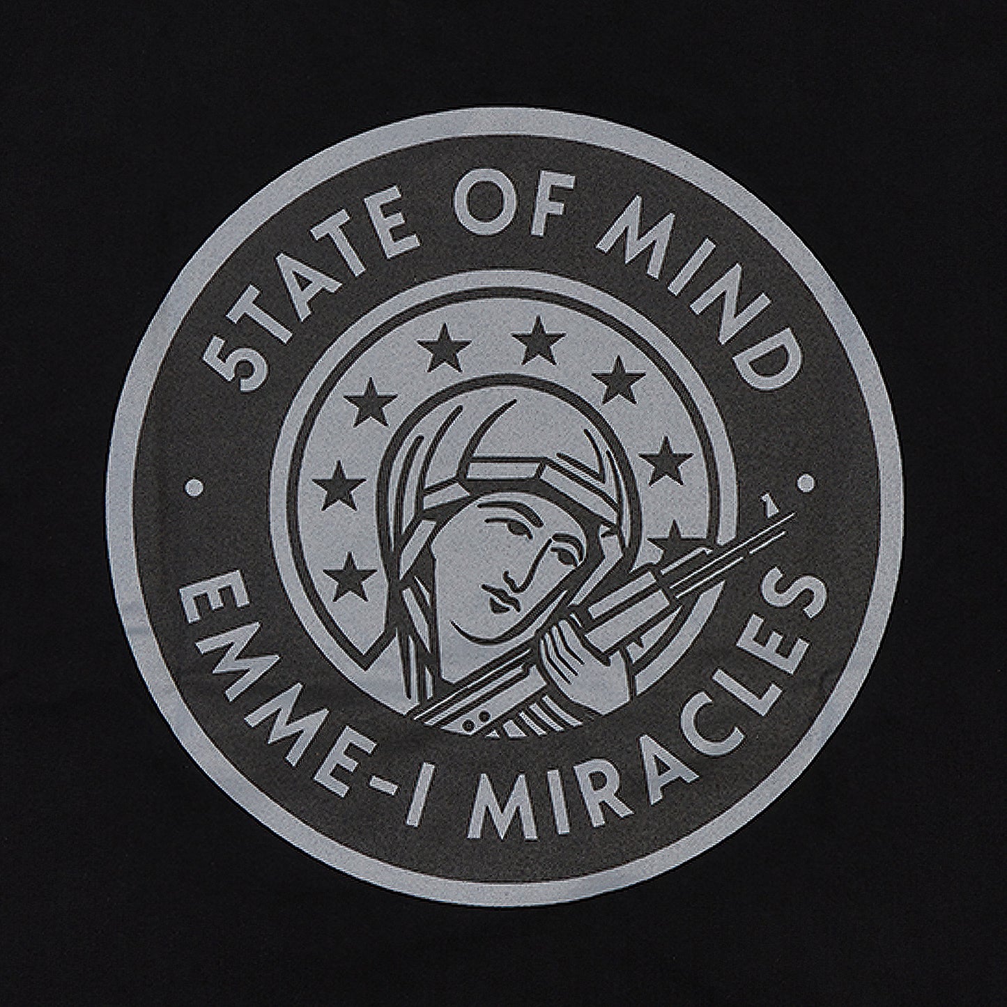 " EMME-I MIRACLES " T-shirt Nero