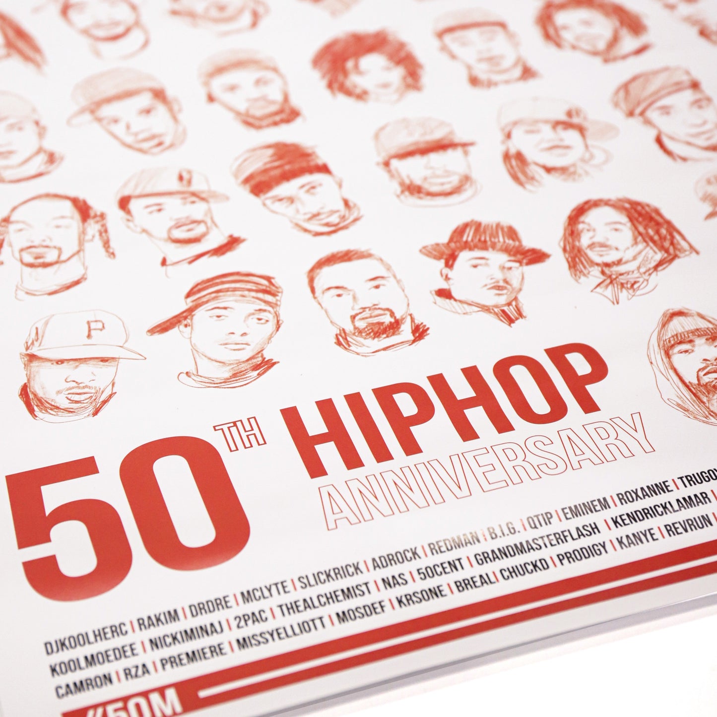 " 5OM HIP HOP ANNIVERSARY " Poster