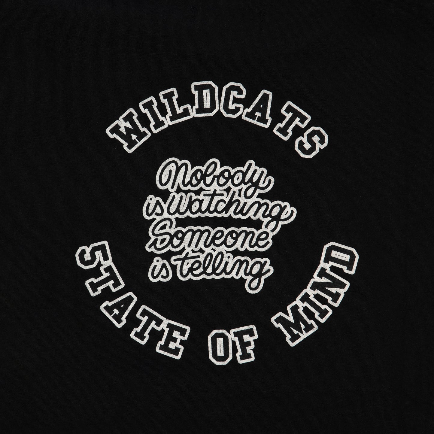 "WILD CATS" T-shirt Sleeveless Black