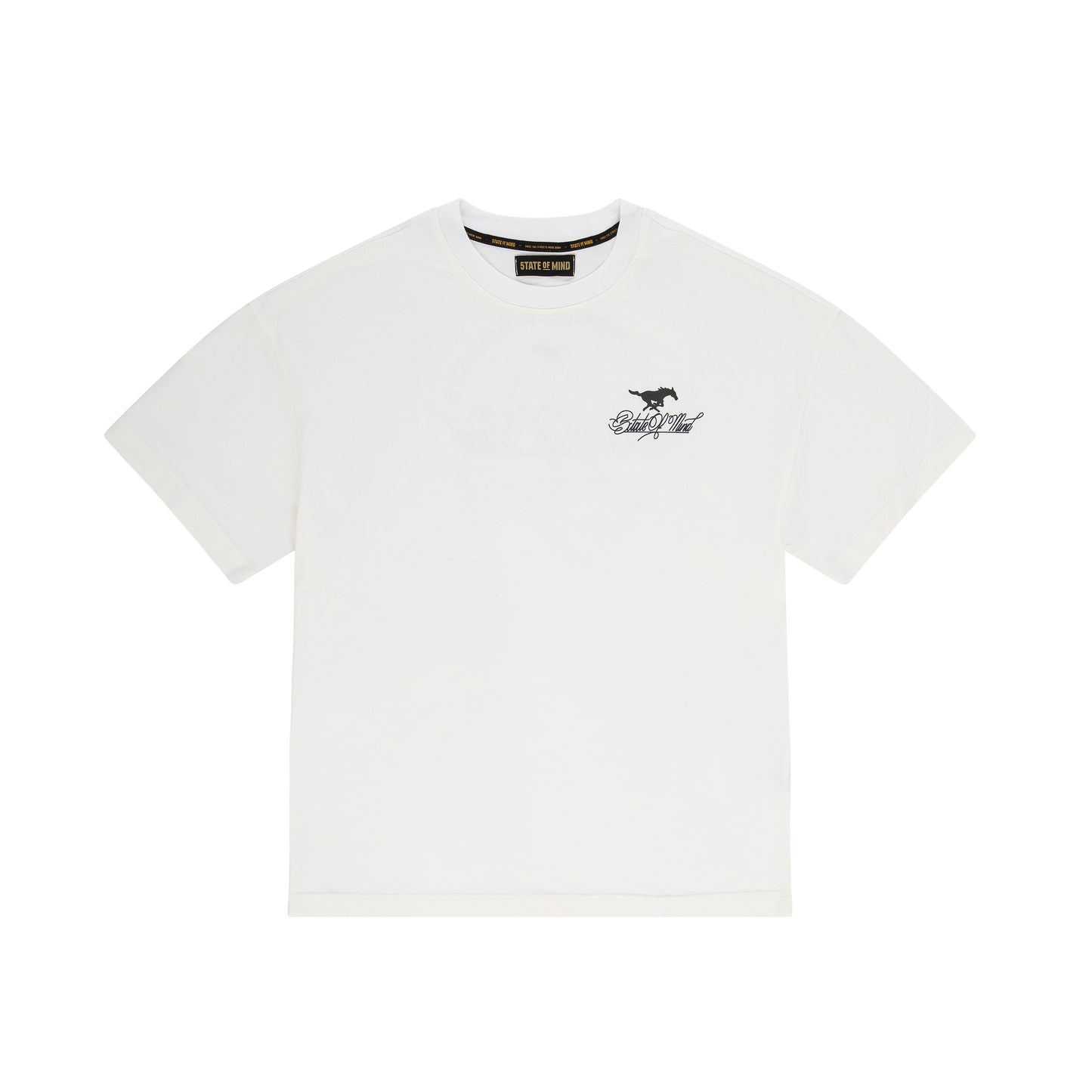 "5 HUNDREDS HORSES" T-shirt Milk