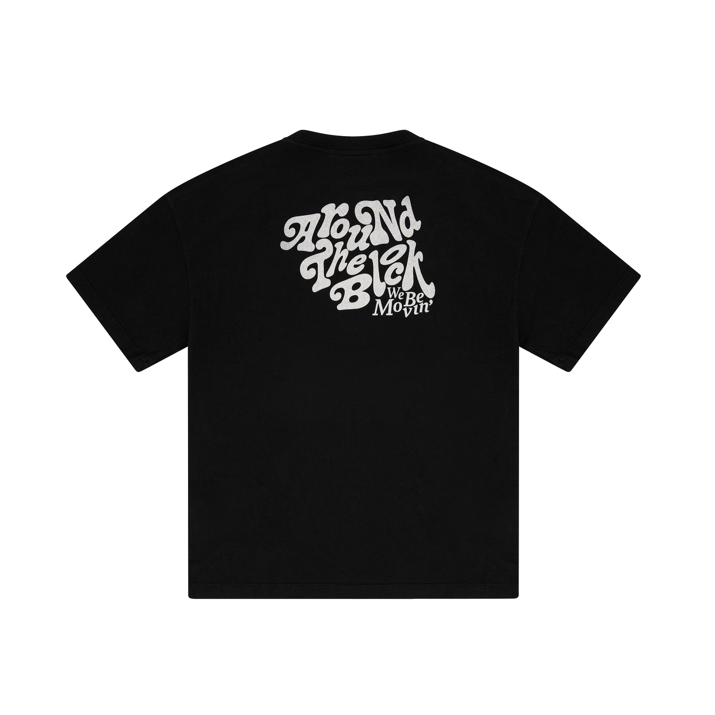 "AROUND THE BLOCK" T-shirt Black