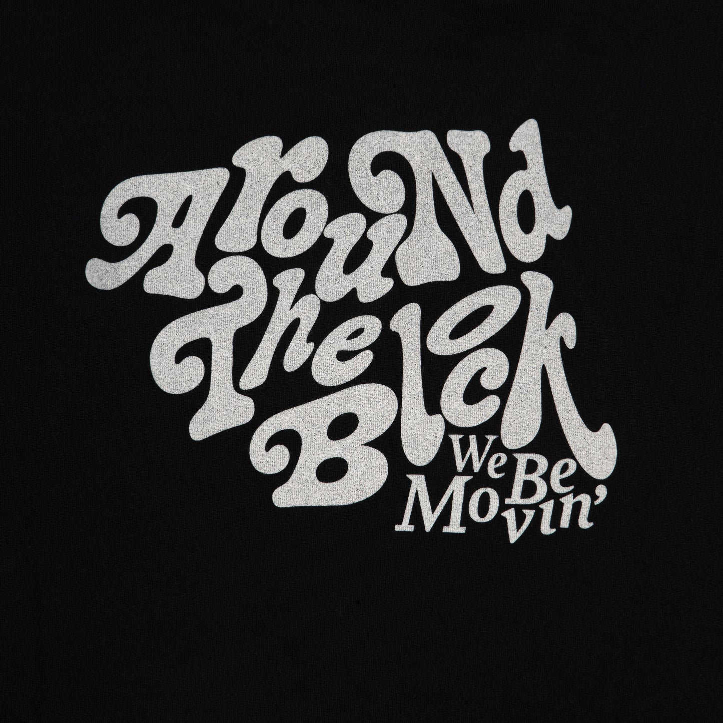 "AROUND THE BLOCK" T-shirt Black