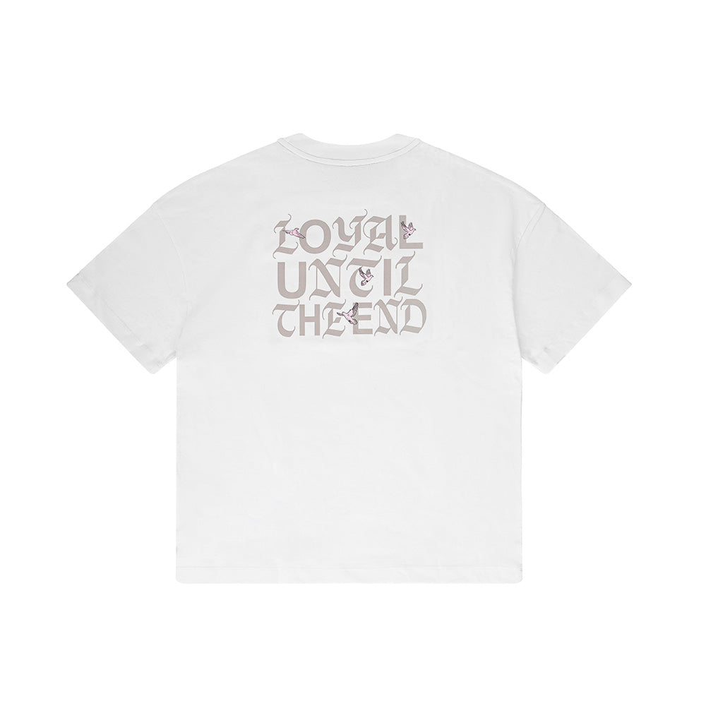 "UNTIL THE END" T-shirt White