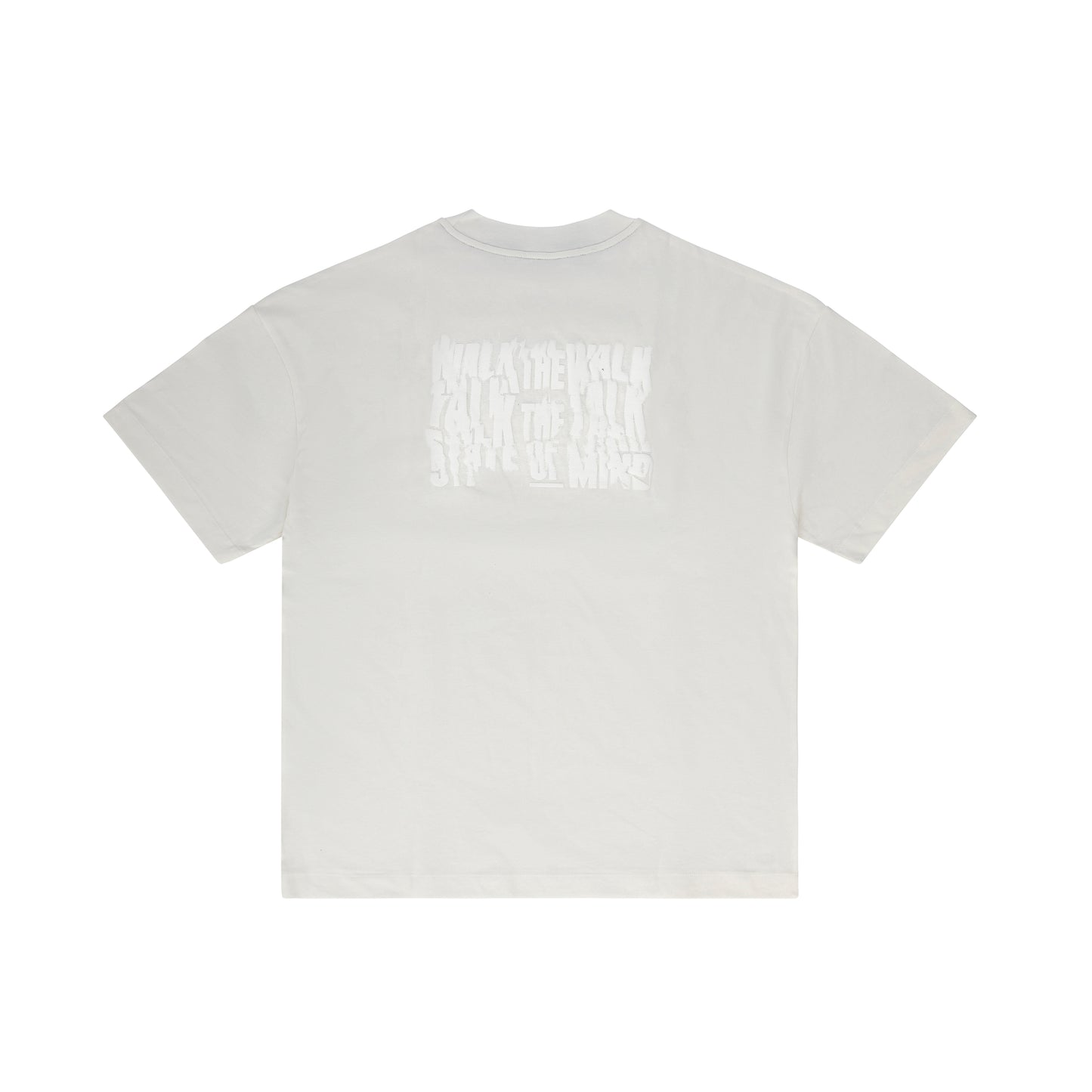 "WALK THE WALK" T-shirt Milk