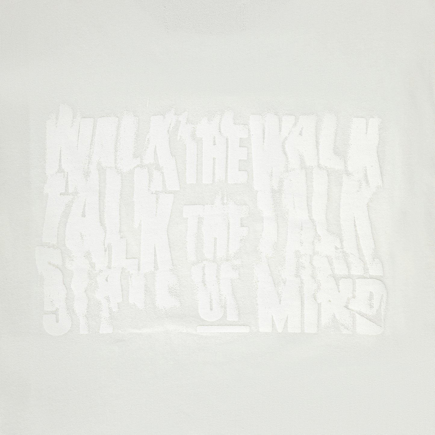 "WALK THE WALK" T-shirt Milk