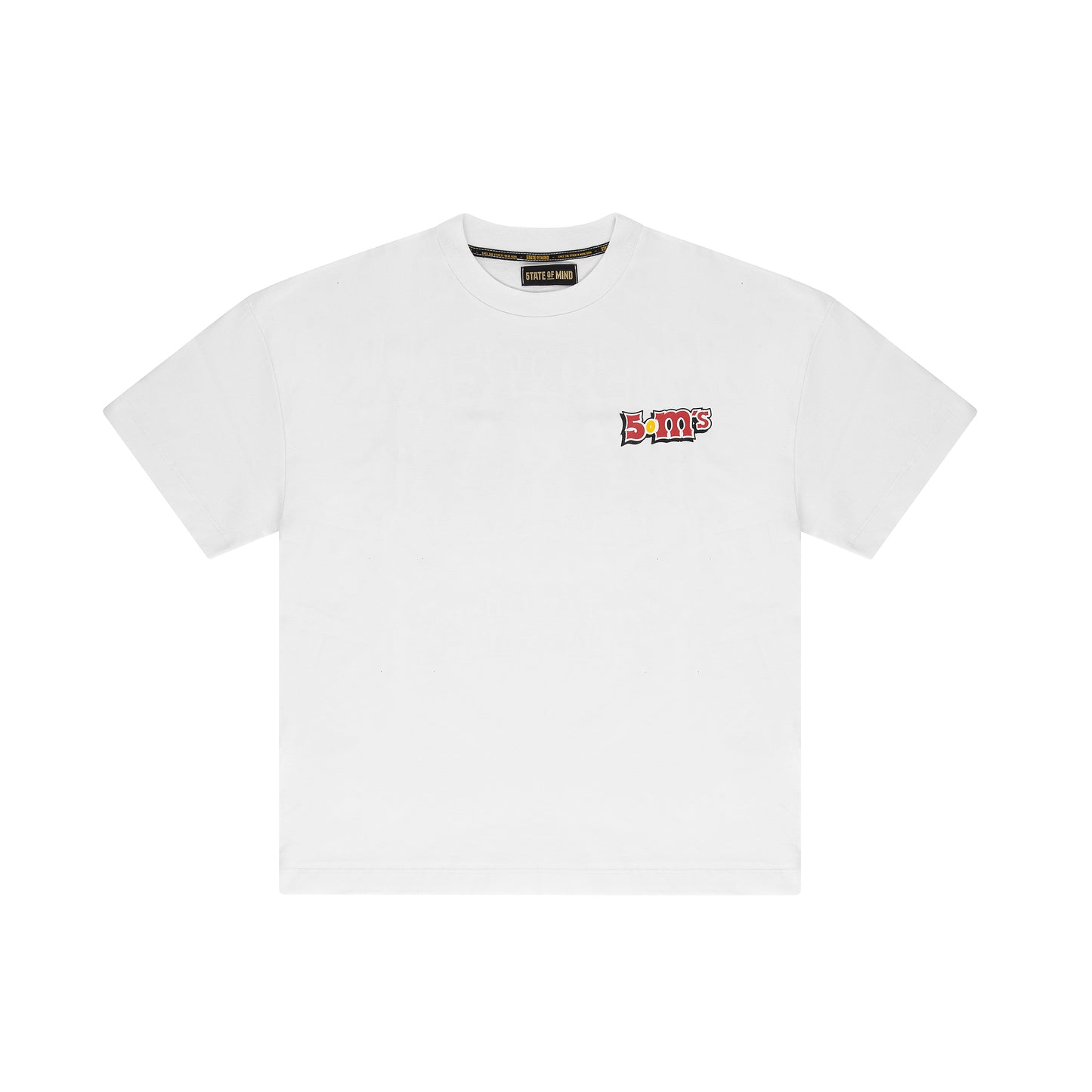 "5OM'S" T-Shirt White