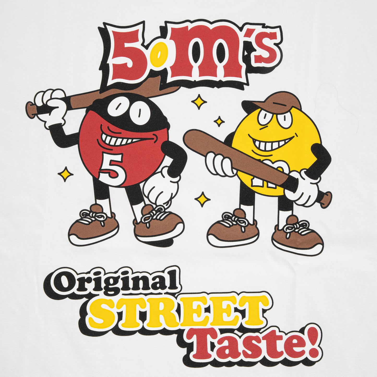 "5OM'S" T-Shirt White