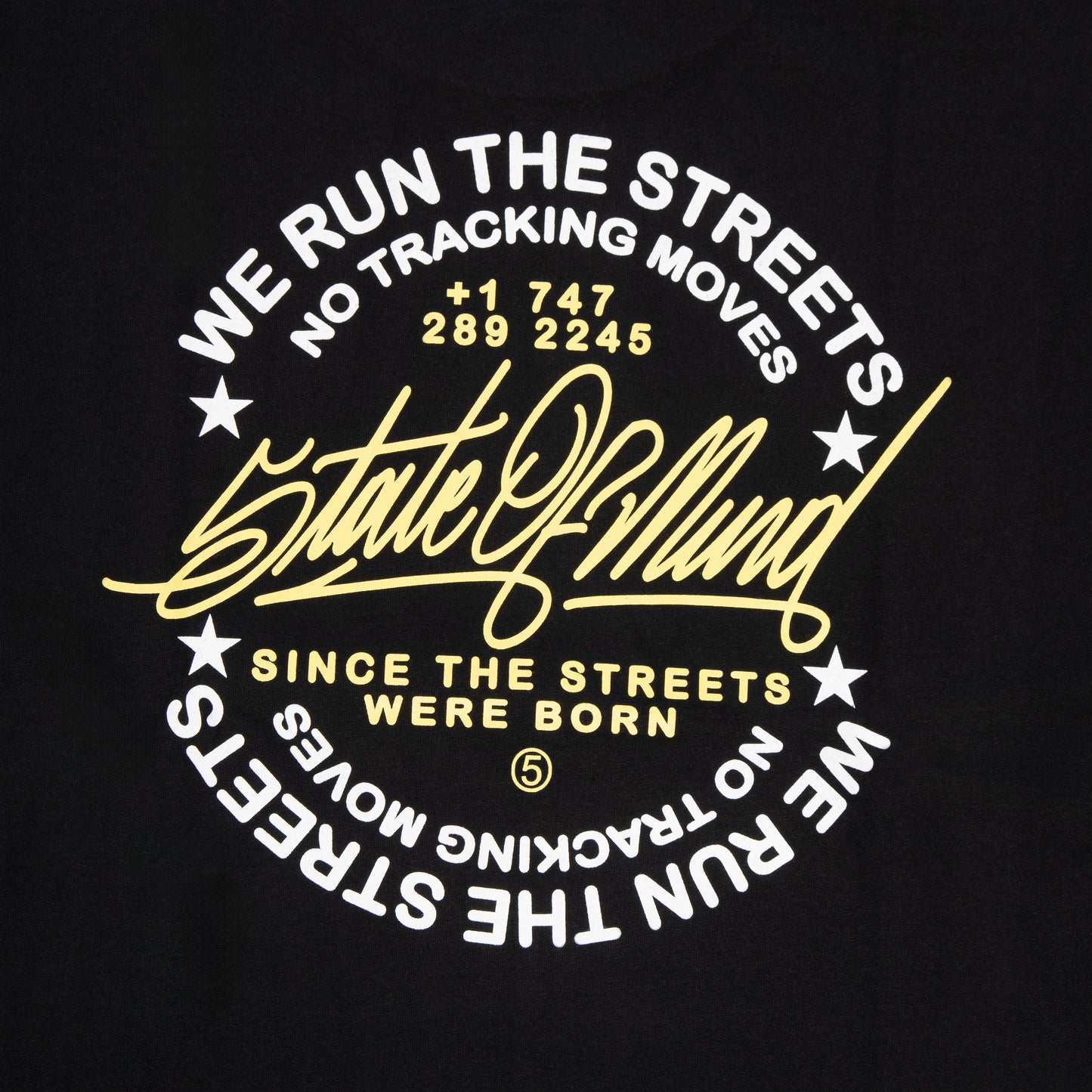 "NO TRACKING" T-Shirt Black