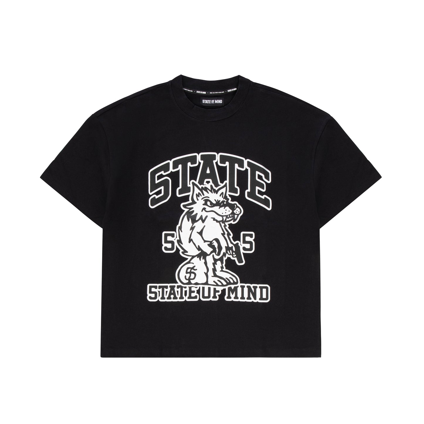 "WOLF ROBBER" T-Shirt Black