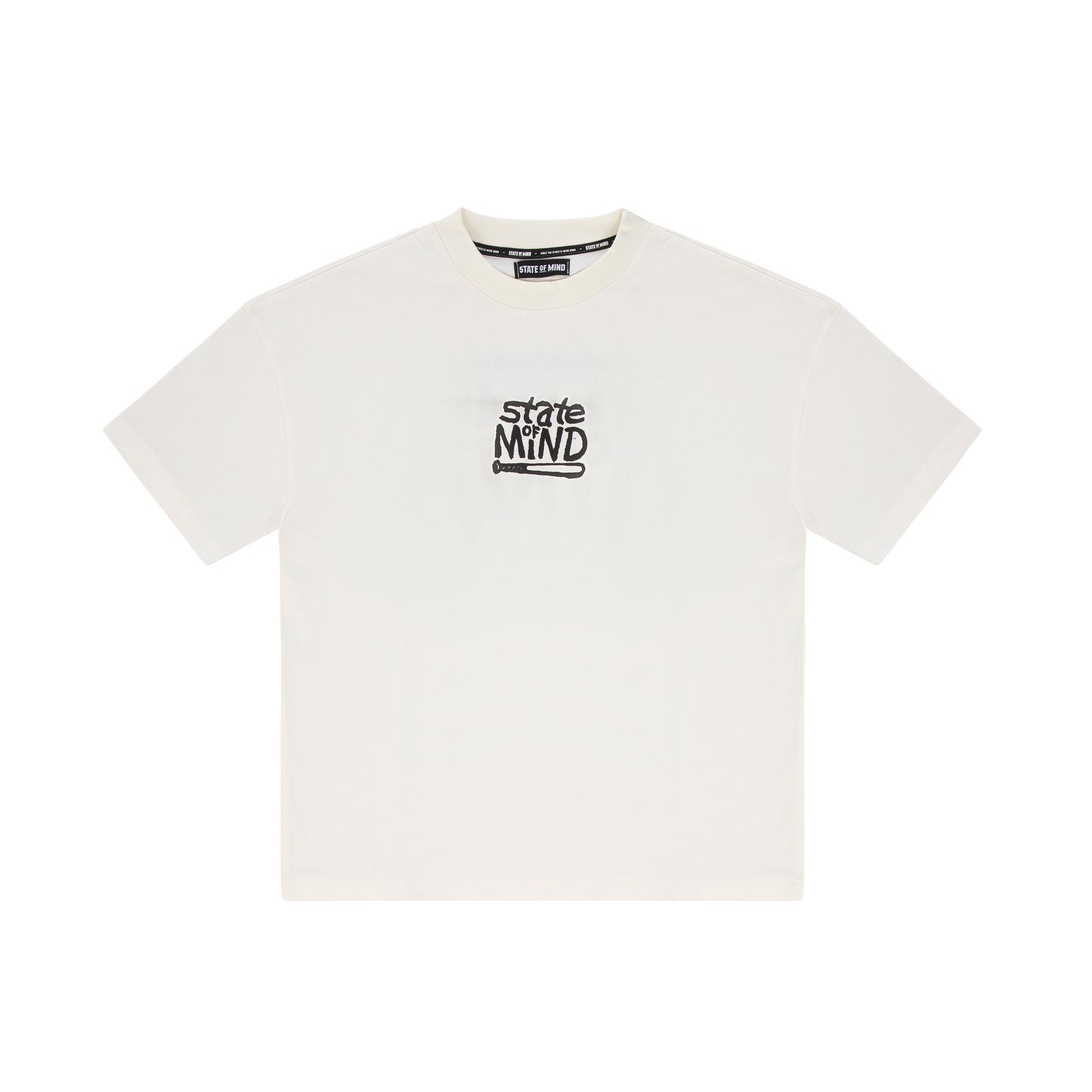 "NAUGHTY BY 5TATE" T-Shirt White