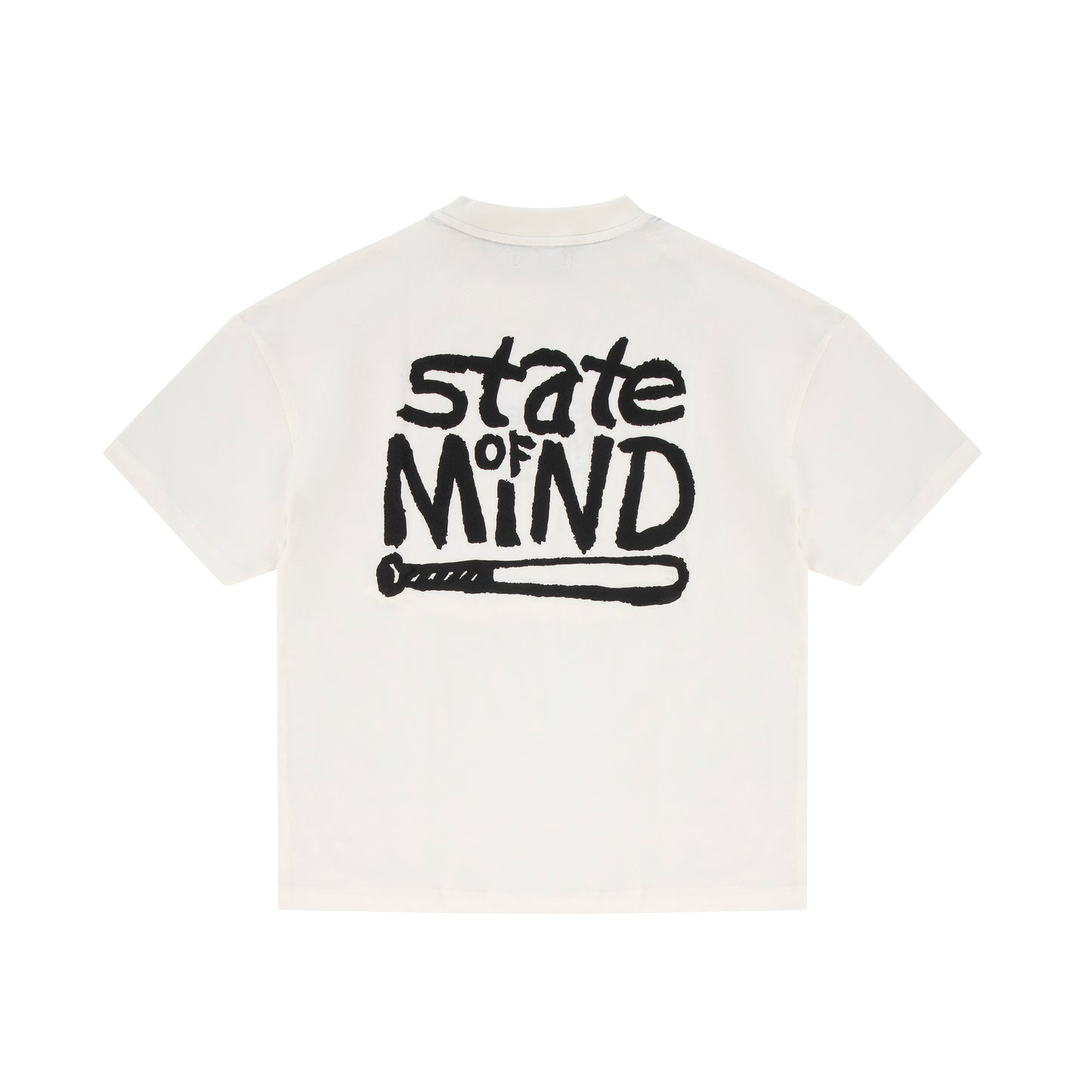 "NAUGHTY BY 5TATE" T-Shirt White