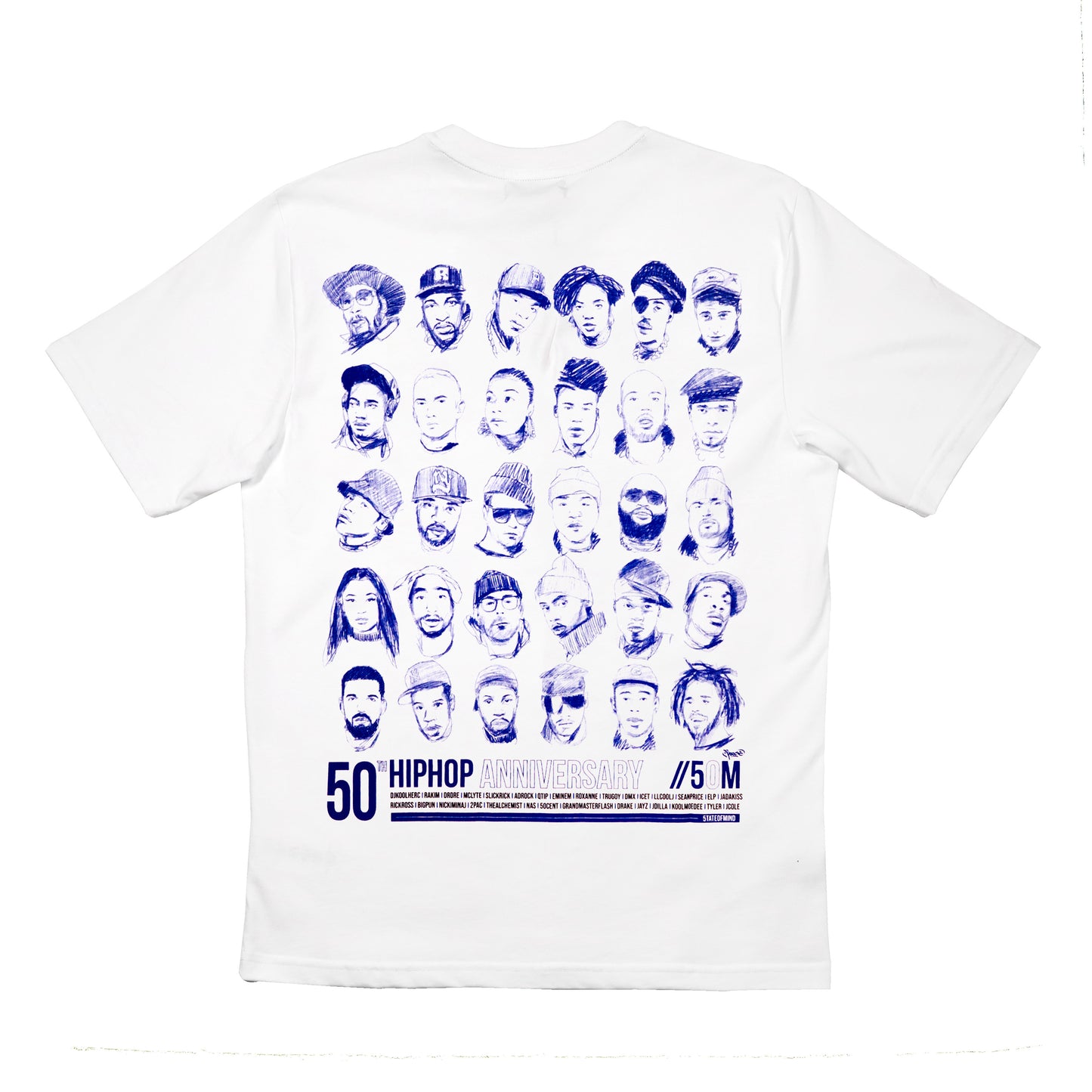 " 5OM HIP HOP ANNIVERSARY " Special Pack T-shirt + Poster