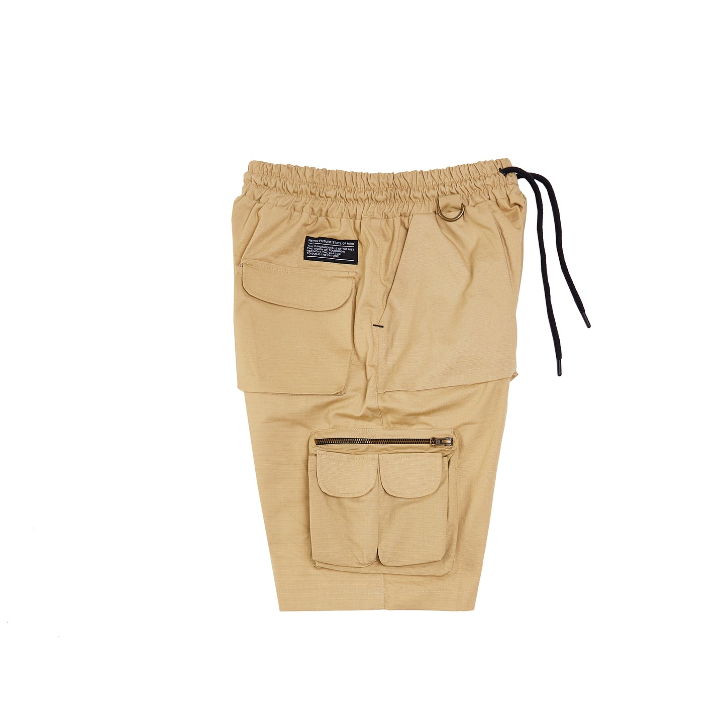 "RETROFUTURE CARGO" Ripstop Cargo Short Sand