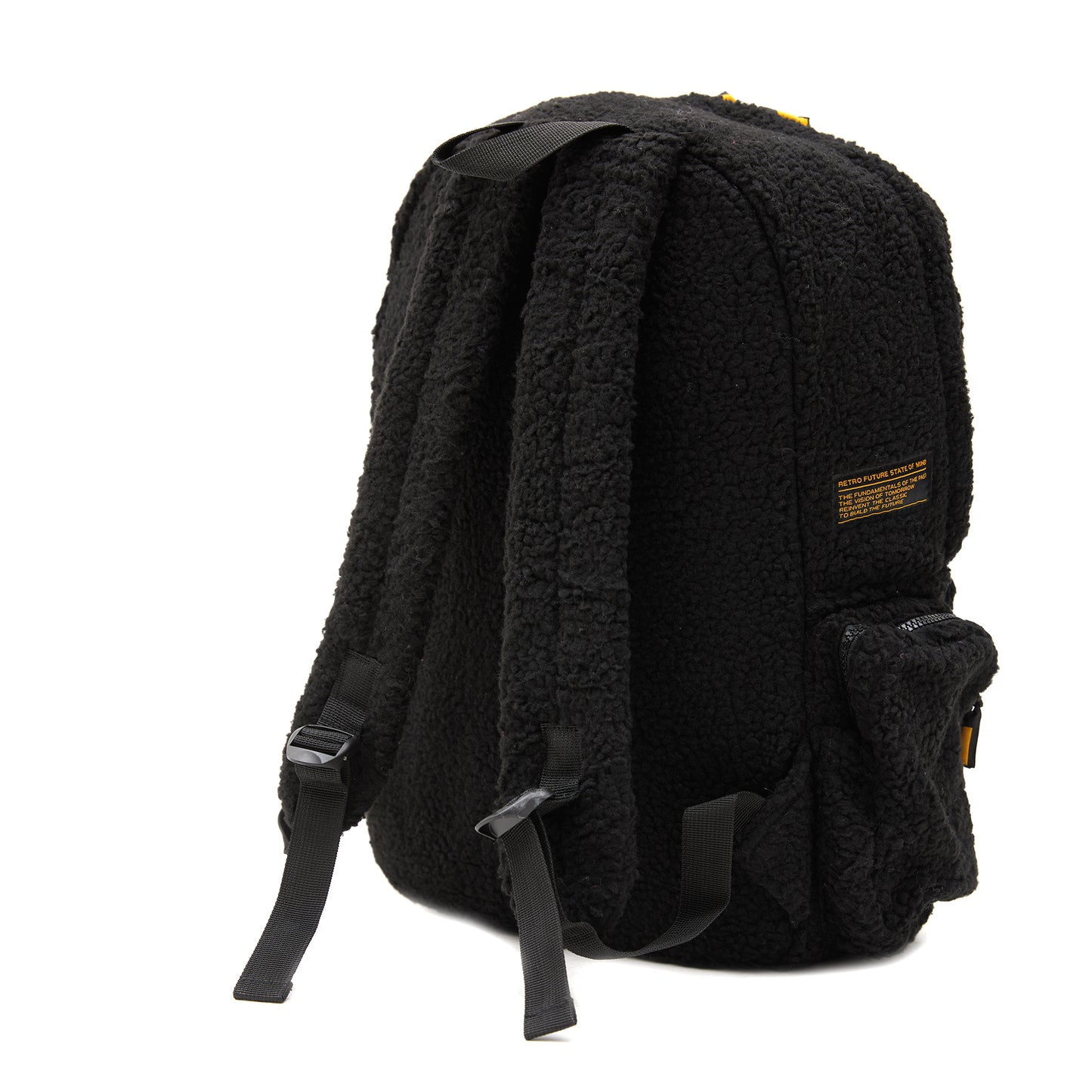 "RETROFUTURE" Backpack Sherpa Black