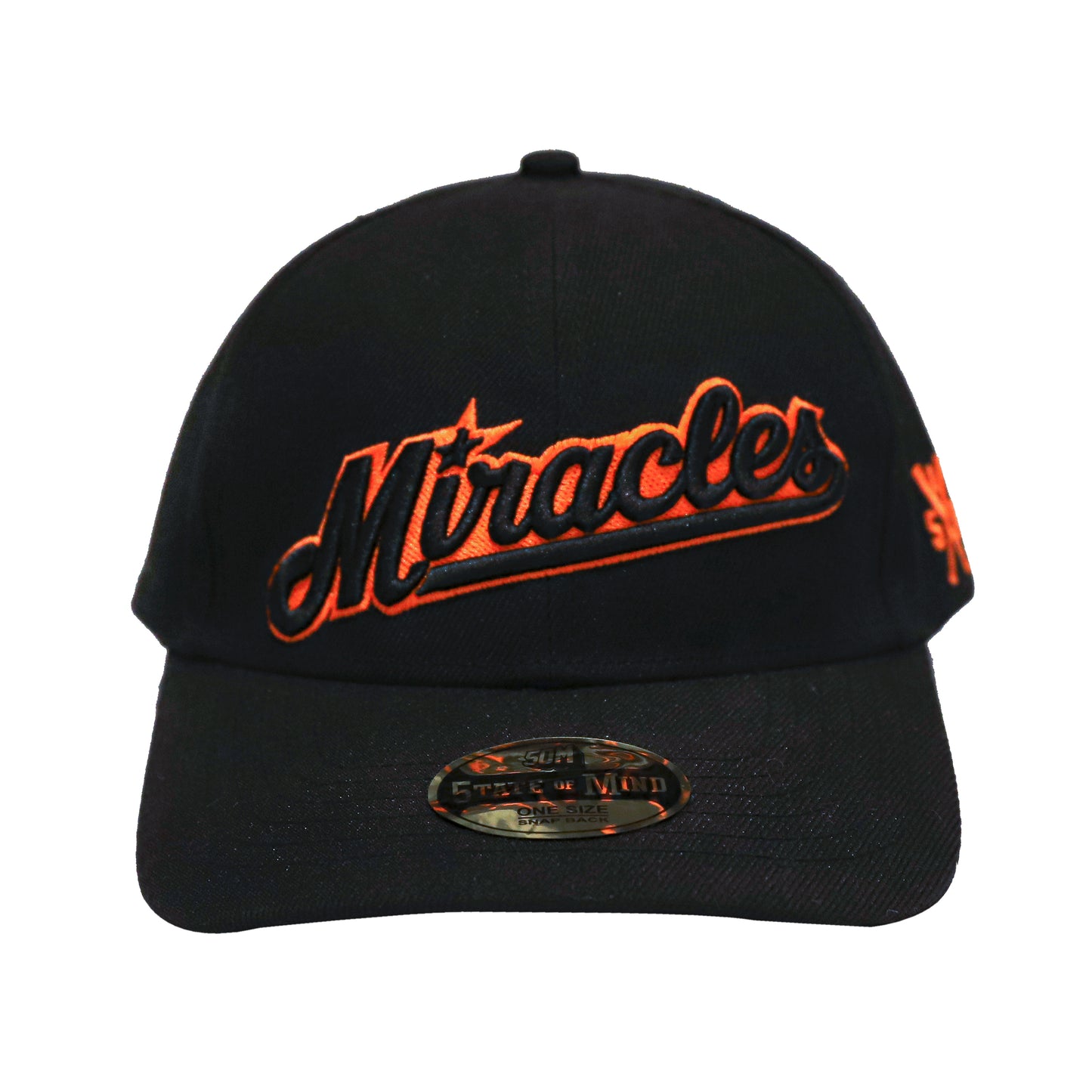" EMME-I MIRACLES " Cappello Curved Visor Nero