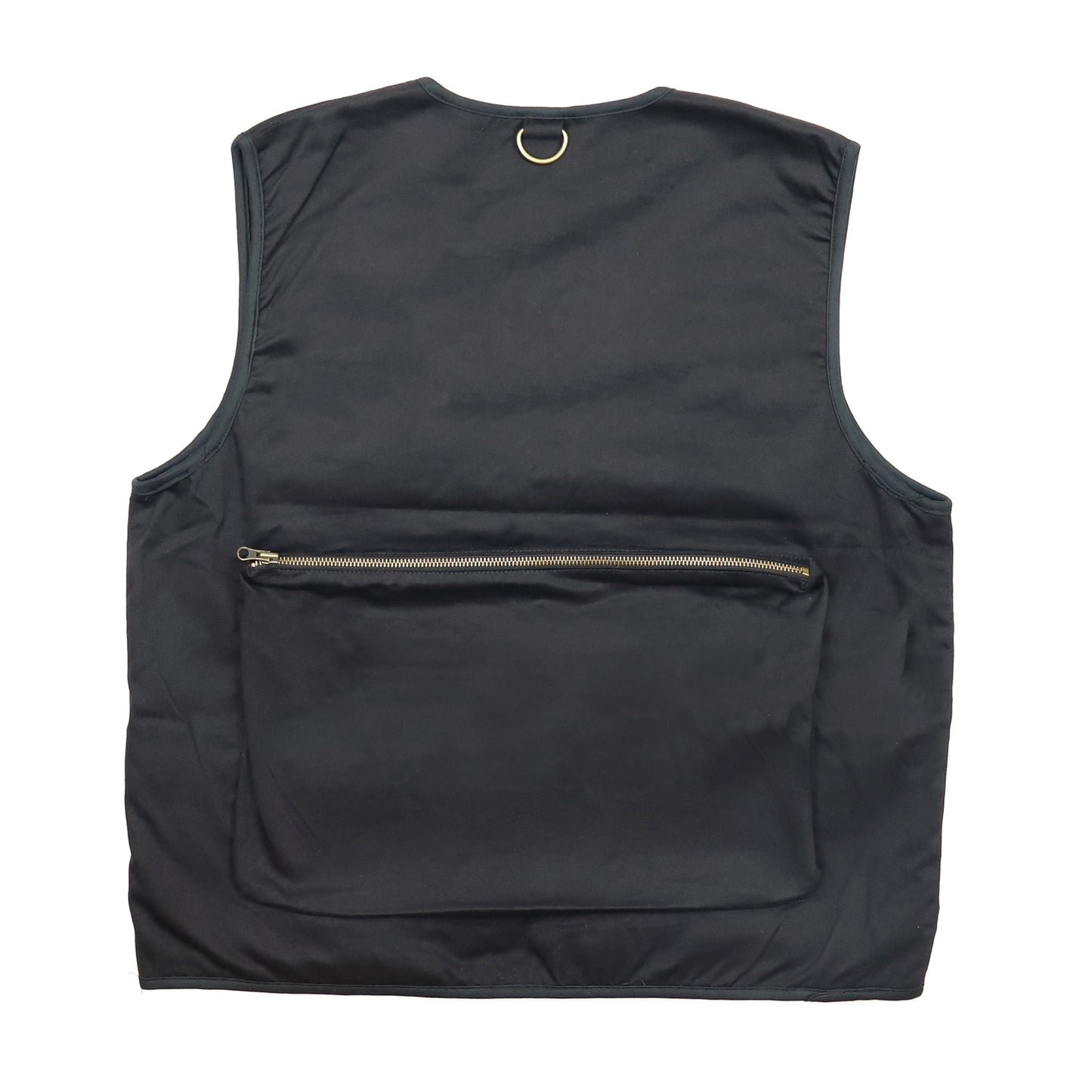 "RETROFUTURE" Fisherman Vest black twill