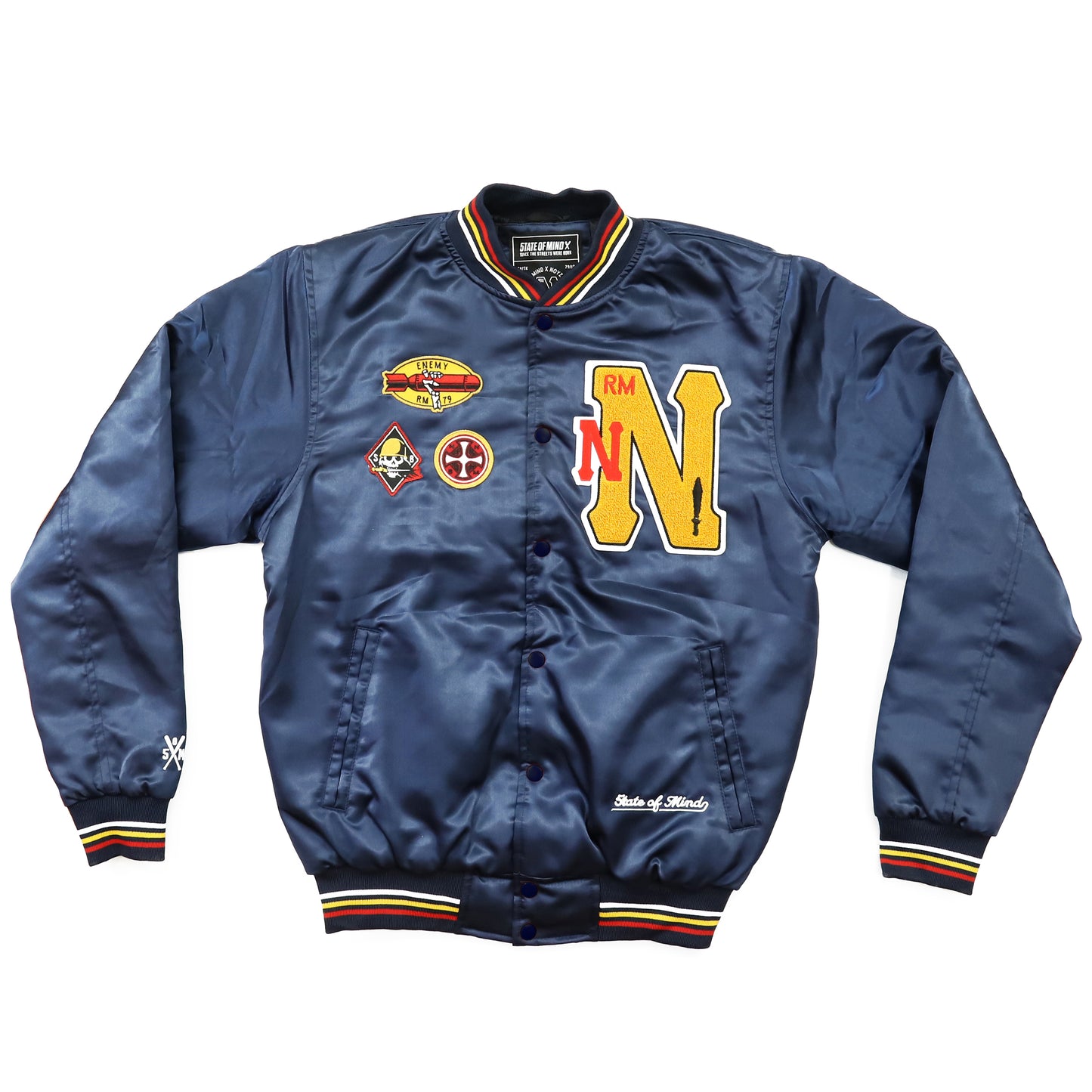 "5OM X NOYZ NARCOS" Bomber Jacket
