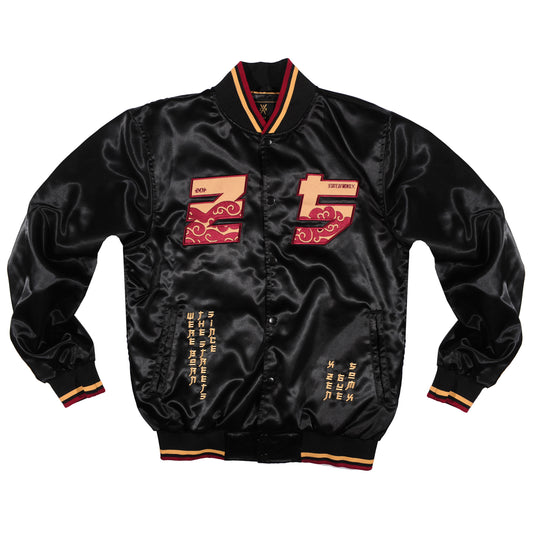 "5OM X GUE' X ZEN"  light bomber jacket