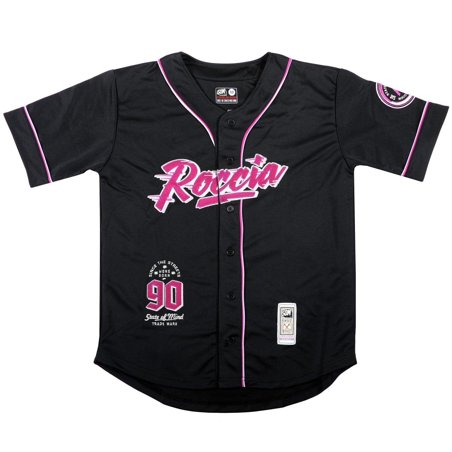"5OMxROCCIA" <br /> jersey baseball black