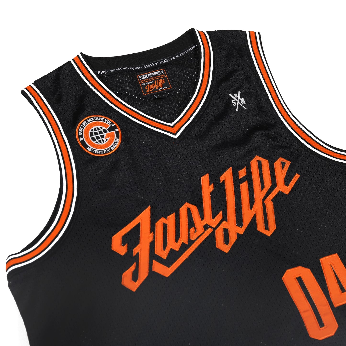 "5OM x FAST LIFE" jersey basket