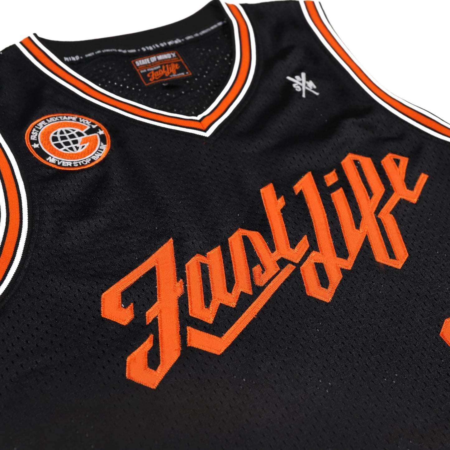"5OM x FAST LIFE" jersey basket