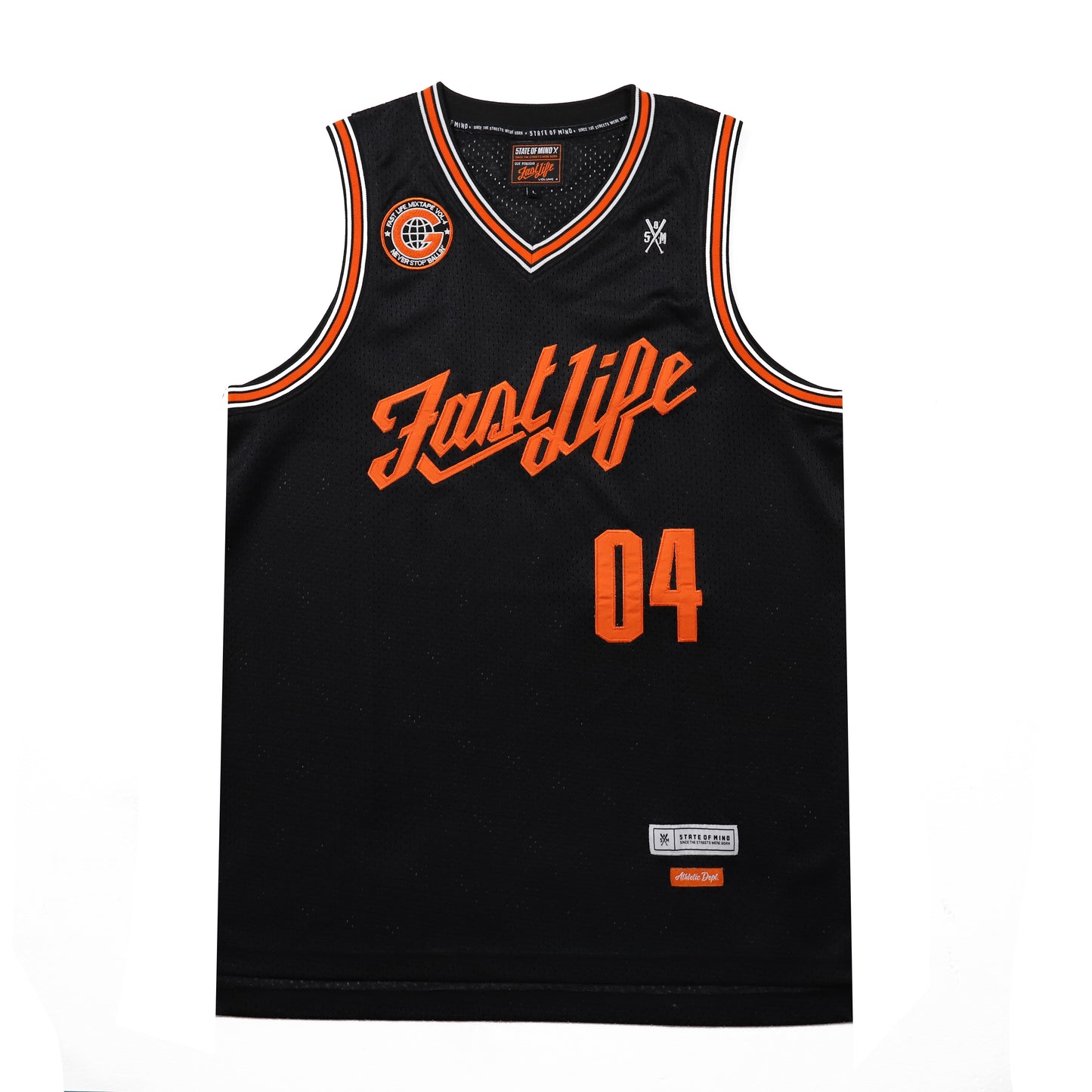 "5OM x FAST LIFE" jersey basket