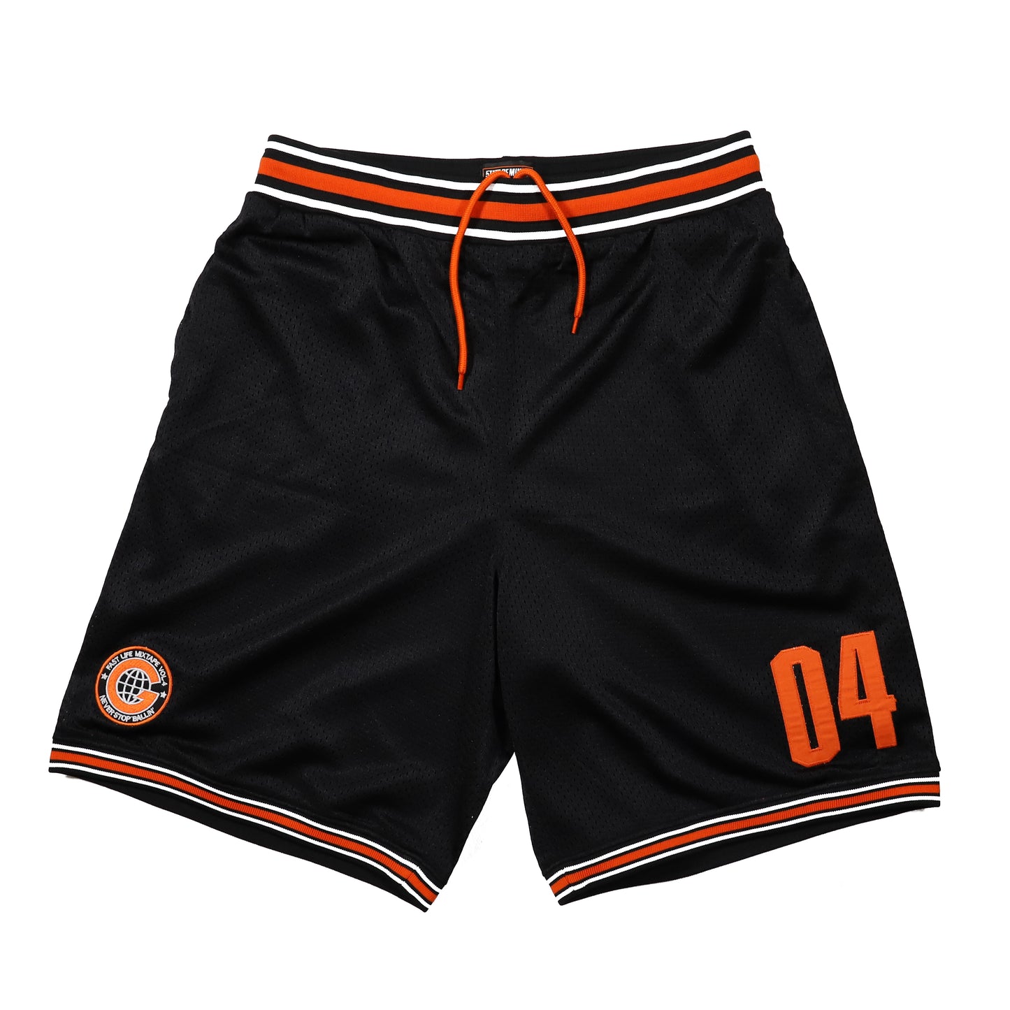 "5OM x FAST LIFE" basket shorts