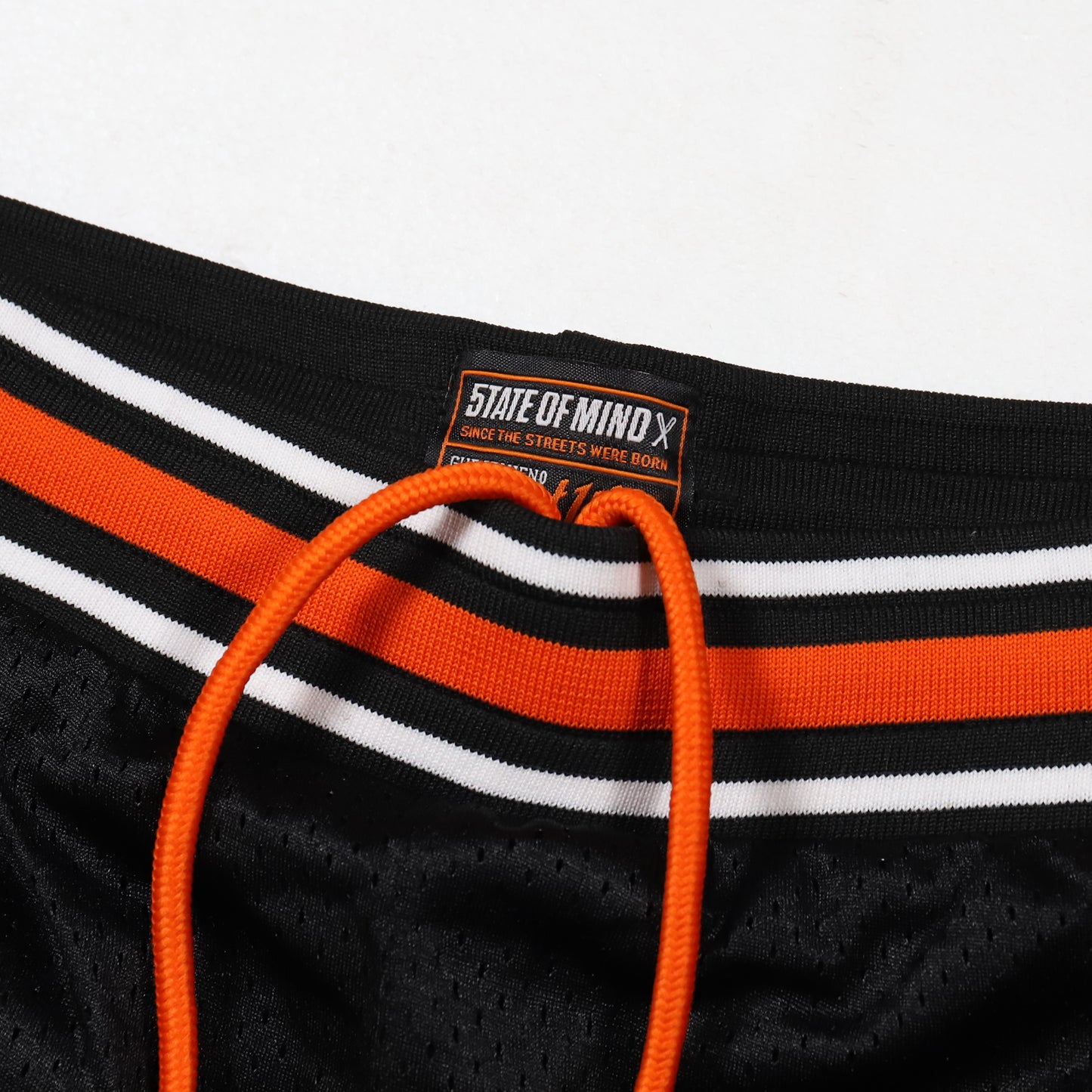 "5OM x FAST LIFE" basket shorts