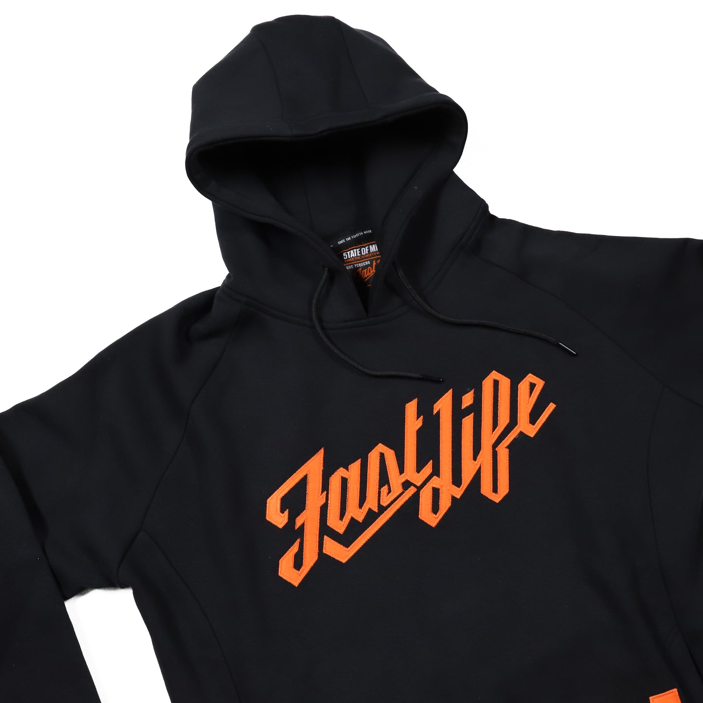 "5OM x FAST LIFE" Hoodie black