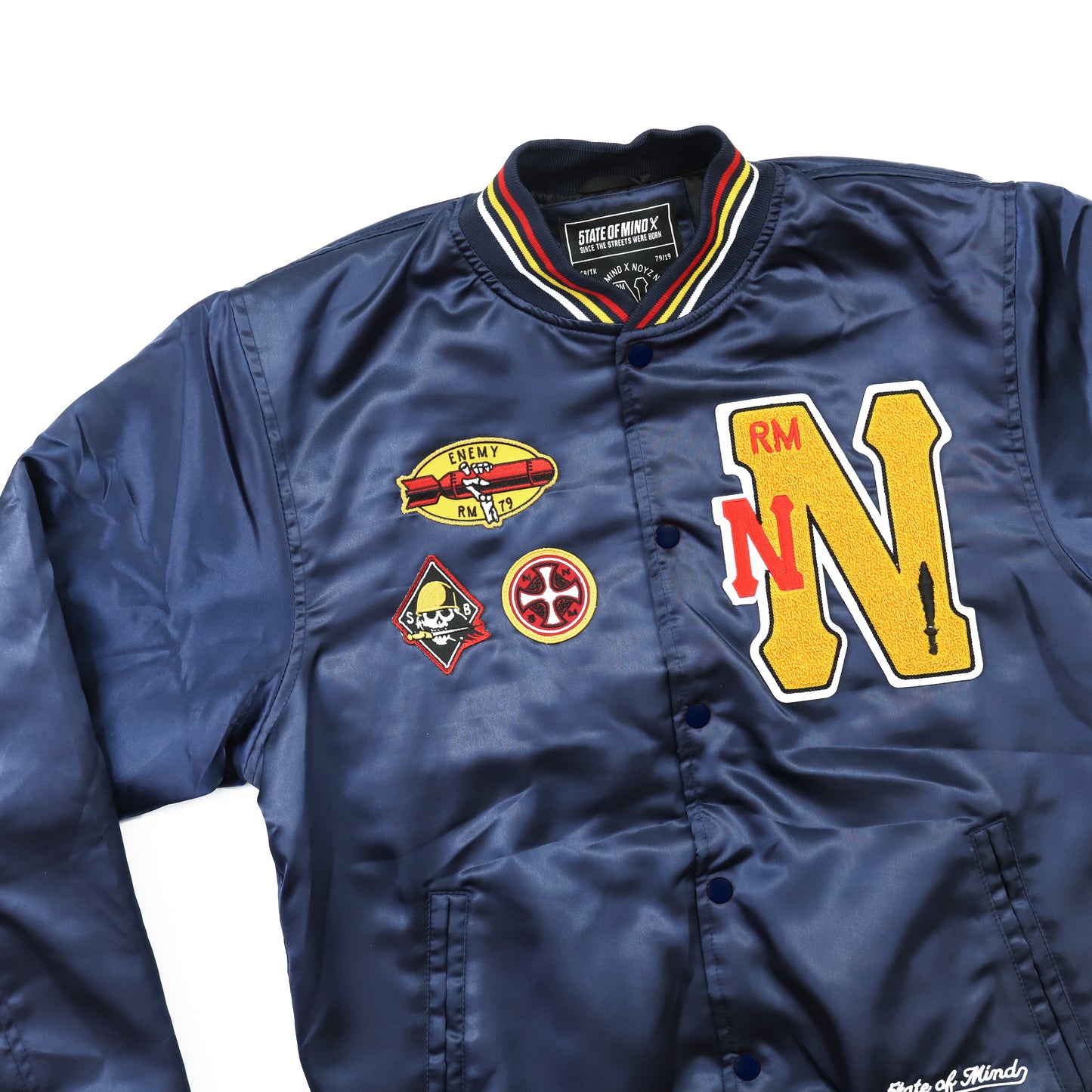 "5OM X NOYZ NARCOS" Bomber Jacket