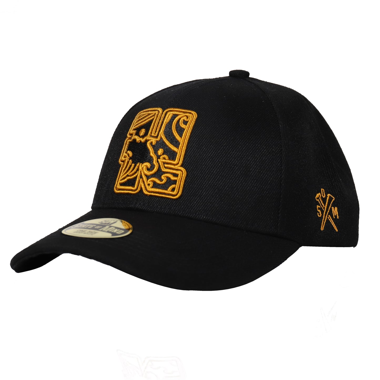 "5OM x KAOS x CHIODI" ripstop curved visor hat