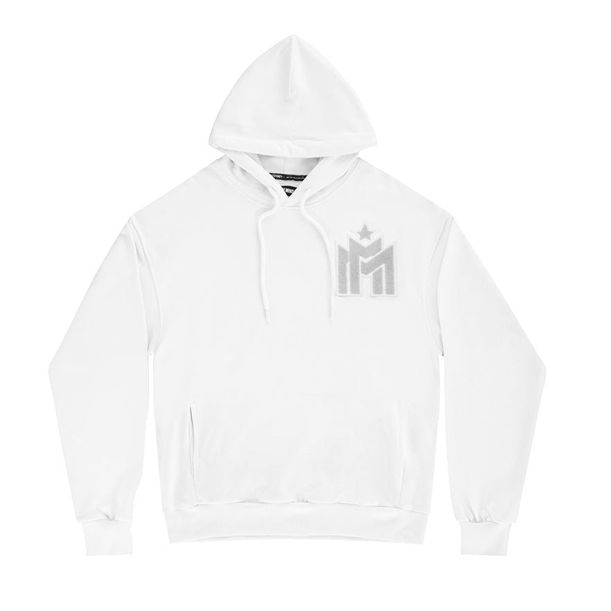 " EMME-I MIRACLES MADREPERLA" Hoodie Bianca