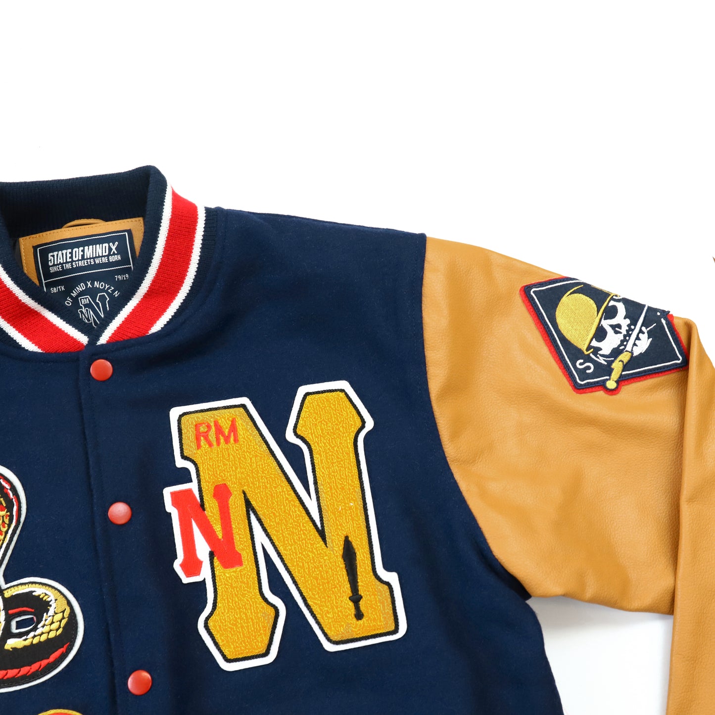 "5OM X NOYZ NARCOS" Varsity Jacket