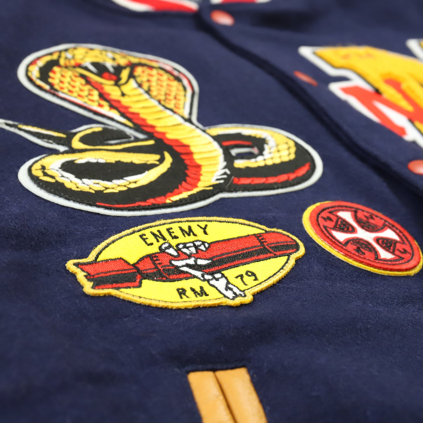 "5OM X NOYZ NARCOS" Varsity Jacket
