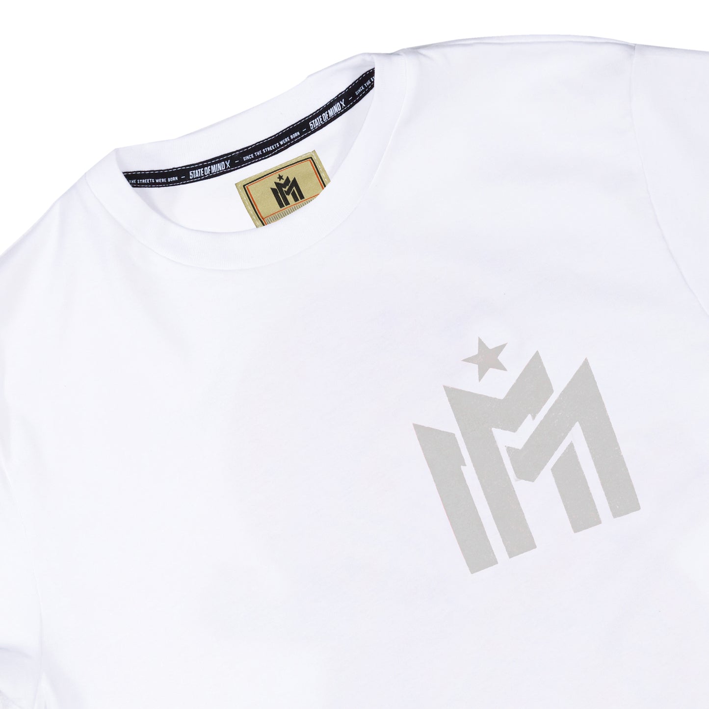 " EMME-I MIRACLES MADREPERLA " T-Shirt Bianca