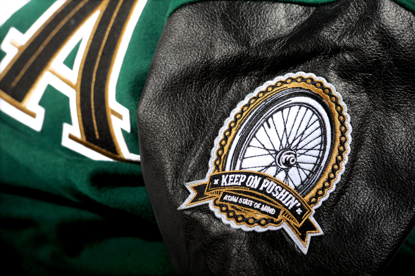 "A'dam Holy Sinners" <br /> varsity jacket b/g